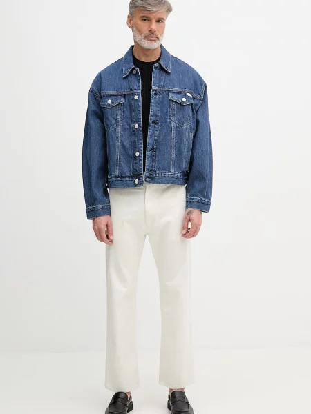 Armani Exchange pulover bărbătesc din albastru