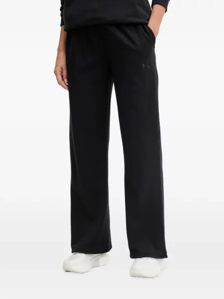 Pantaloni Under Armour cu broderie alergare negru