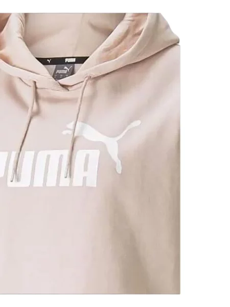 Decupat hanorac cu glugă Puma roz