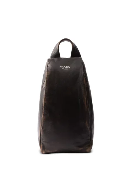 Rucsac Prada din piele maro