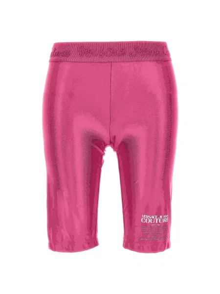 Szorty jeansowe Versace Jeans Couture casual różowe