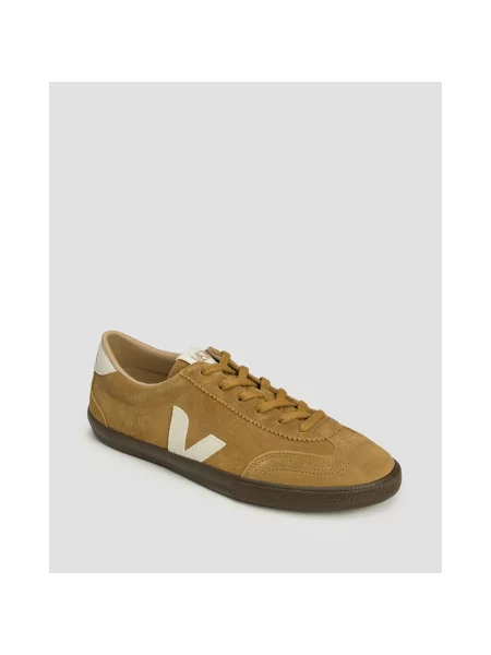 Sneakerși Veja Volley din piele de căprioară maro