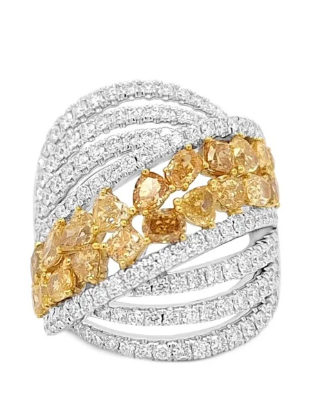 Cocktail diamant inel Hyt Jewelry argintiu