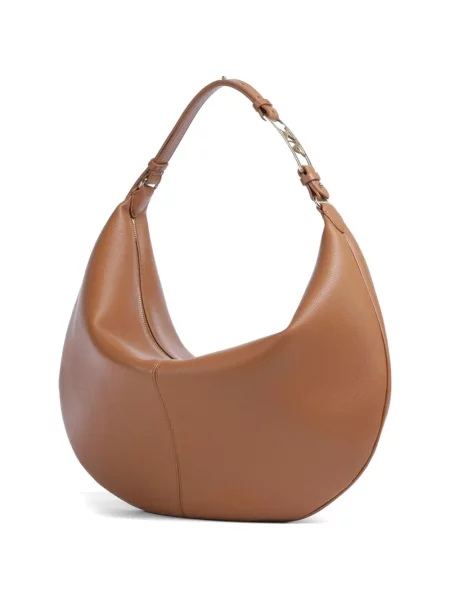 Geantă shopper Armani Exchange cu autograf maro