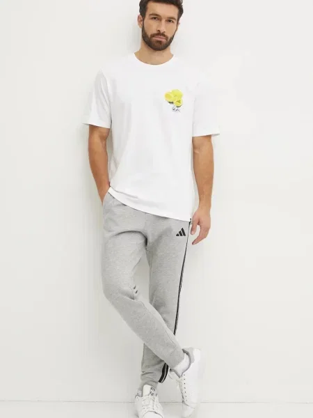 Спортивні штани adidas Essentials візерунок сірий