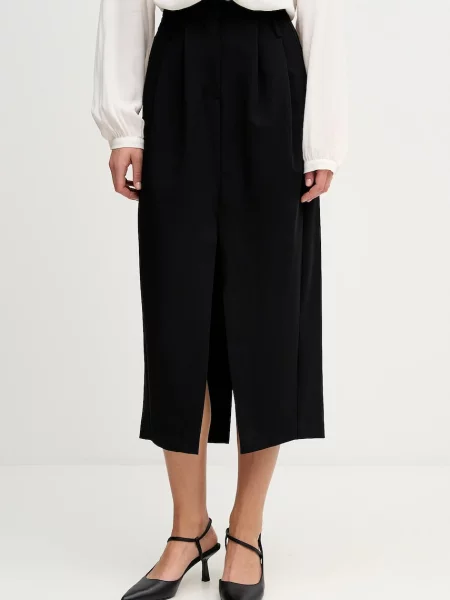 Sisley spódnica maxi ołówkowa czarny