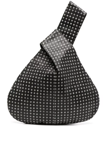 Torebka skórzana 10 Corso Como skórzana czarna