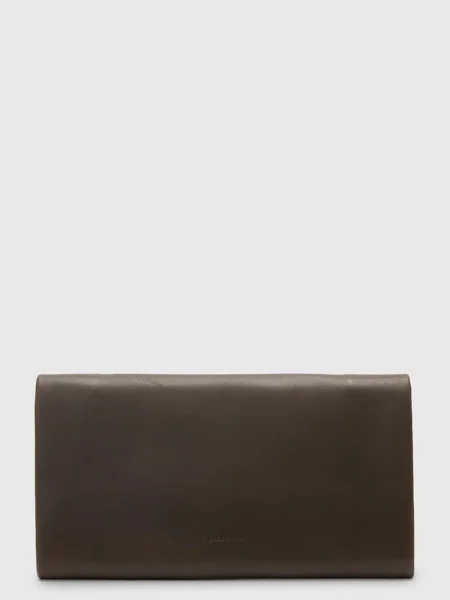 Кожен портфейл AllSaints HARLUNA кафяво