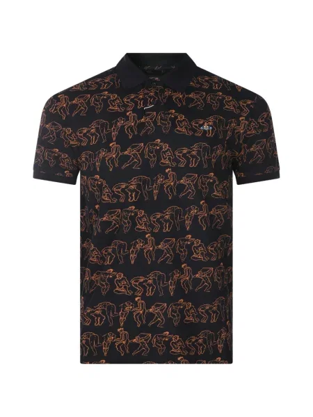 Tricou polo Vivienne Westwood cu imagine negru