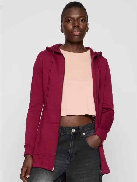 Geacă parka Urban Classics bordo