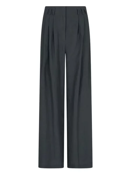 Pantaloni Giorgio Armani plisate gri