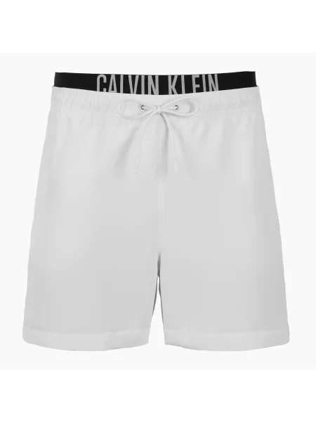 Șorturi de înot pentru bărbați Calvin Klein Intense Power Medium Double WB pvh classic white alb