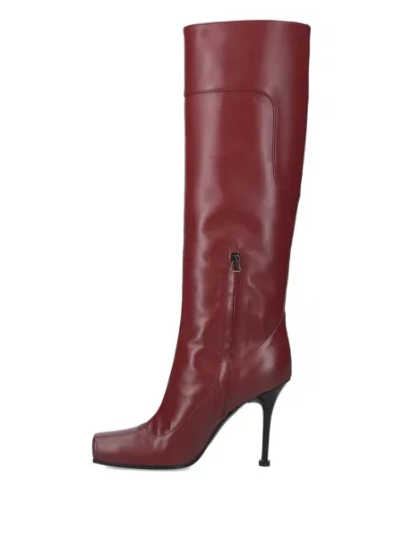 Botine Premiata cu vârf pătrat roșu
