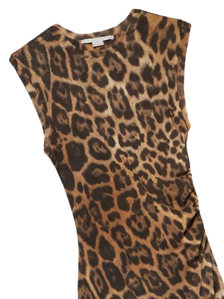 Rochie Stella Mccartney cu imagine cu model leopard de costum