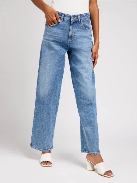Lee Прямі джинси блакитний