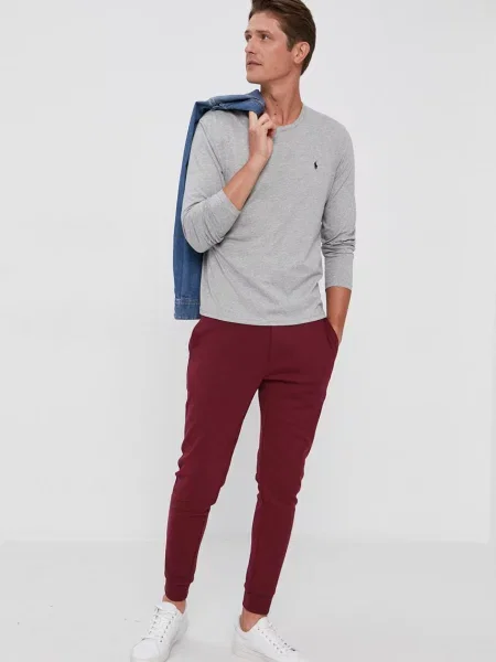 Лонгслив Polo Ralph Lauren серый