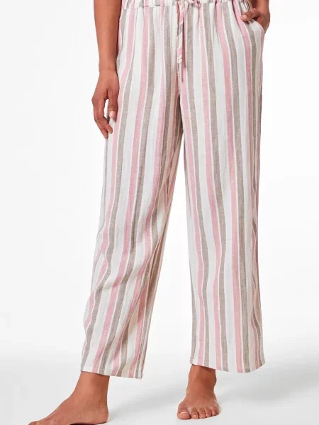 Льняная пижама Etam в полоску