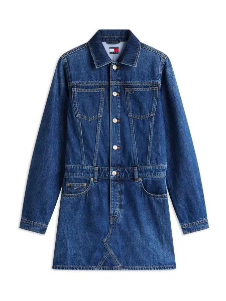 Tommy Jeans Rochie tip bluză ARCHIVE' albastru