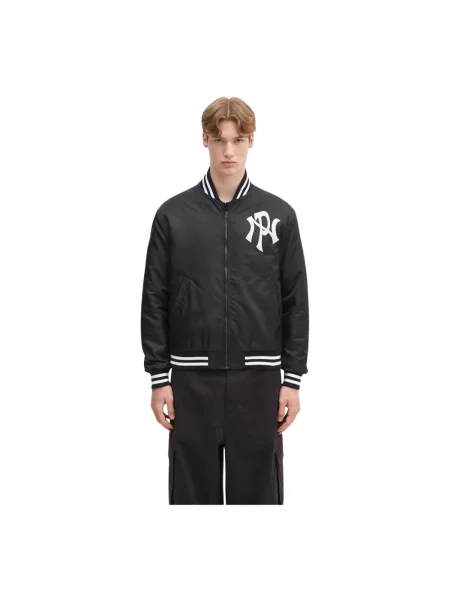 No Problemo kurtka bomber NYP Varsity Jacket przejściowa czarny