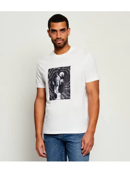 Armani Exchange Tricou alb