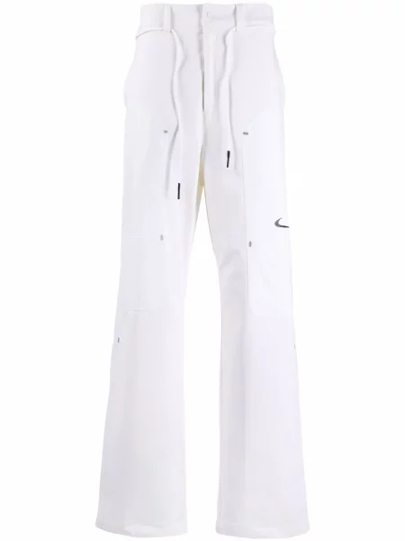 Pantaloni Nike X Off-white cu autograf alb