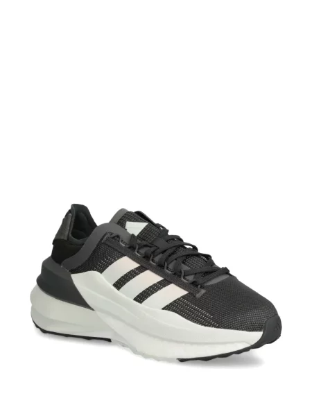 Geacă cu puf Adidas din piele de căprioară cu dungi cu glugă albastru