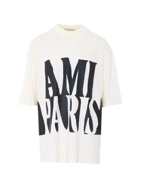 Tricou Ami Paris cu imagine