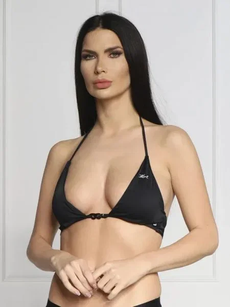 Karl Lagerfeld Sutien de baie w/ chain negru