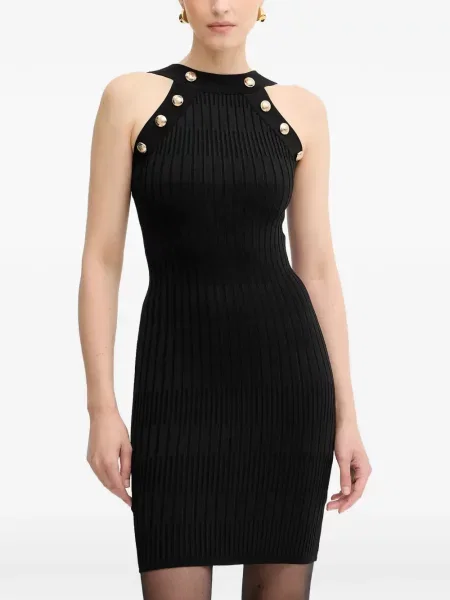 Rochie midi Marciano By Guess până la genunchi de costum negru