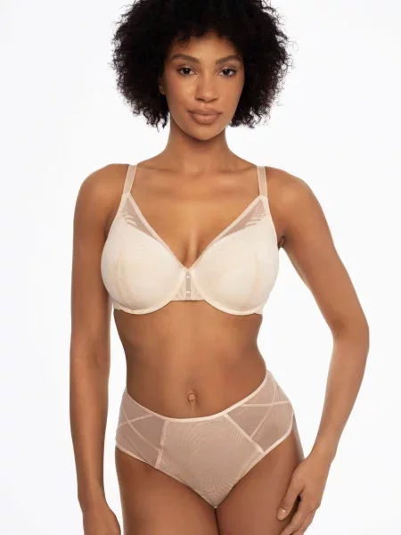 Женские трусы слип с высокой посадкой чорні