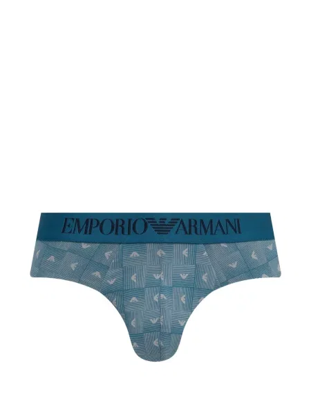 Chiloți multipac Emporio Armani cu imagine albastru