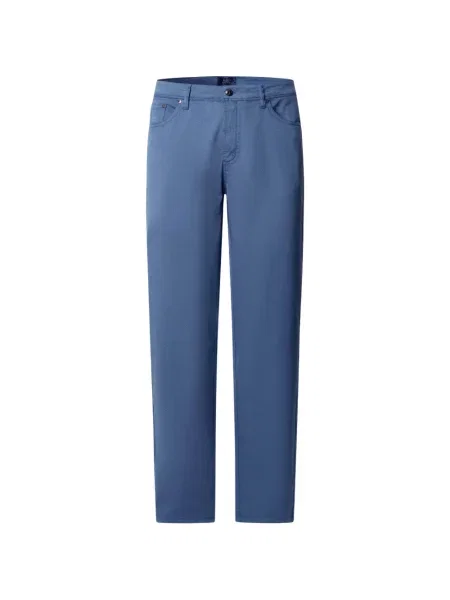 Pantaloni Hackett London din satin albastru