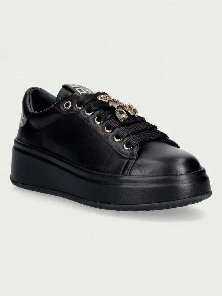 Gio+ Oliva sneakers pentru femei din piele negru