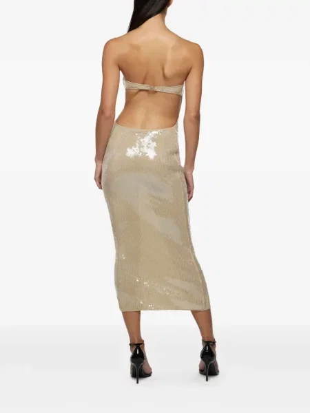 Rochie midi Oseree până la genunchi de costum