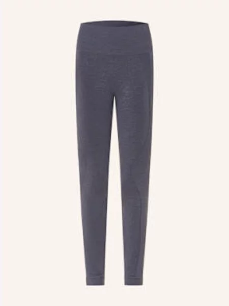 Icebreaker Funkční Spodní Kalhoty Mer Zoneknit Seamless 25 S Merino Vlnou tmavě šedá