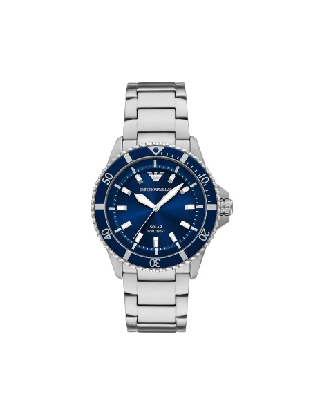 Emporio Armani Ceas World Explorer argintiu