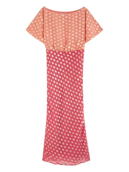 Rochie Never Fully Dressed cu imagine de costum roz