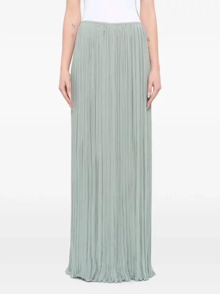 Fusta maxi Lanvin cu cordon albastru