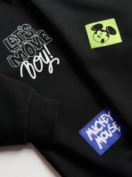 Reserved Худі Mickey Mouse чорний