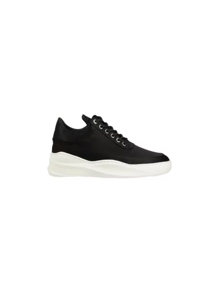 Satynowe sneakersy Filling Pieces czarne