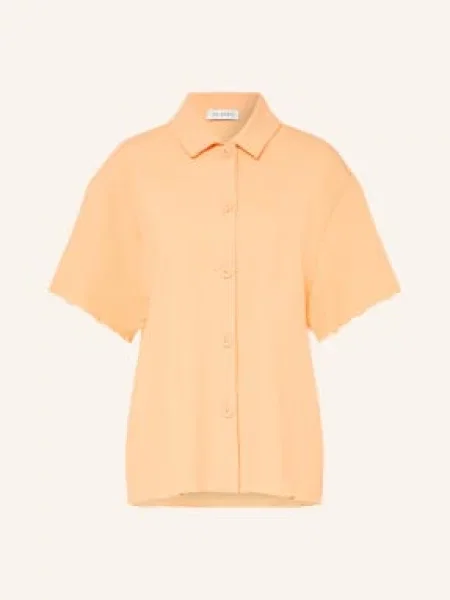 Oh April Košilová Halenka Fleur Z Jersey tmavě oranžová