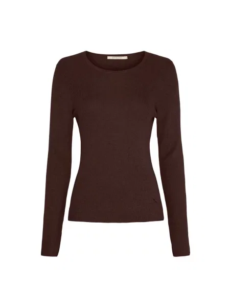 Sweter Btfcph elegancki brązowy