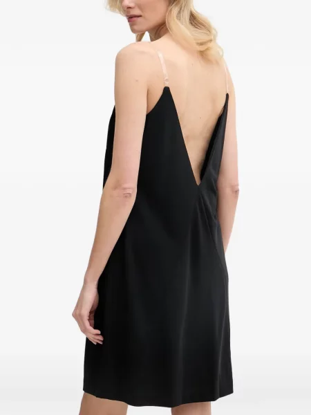 Rochie mini Dkny cu bretele negru