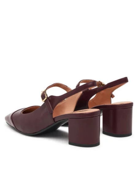 LOVE MOSCHINO Salonarji Bordo rdeča