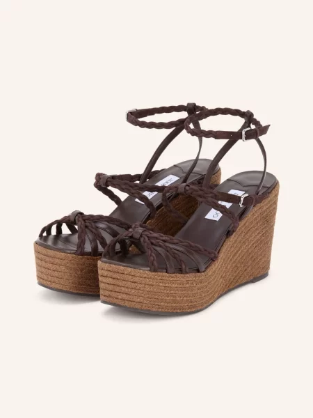 Sandály Jimmy Choo hnědé