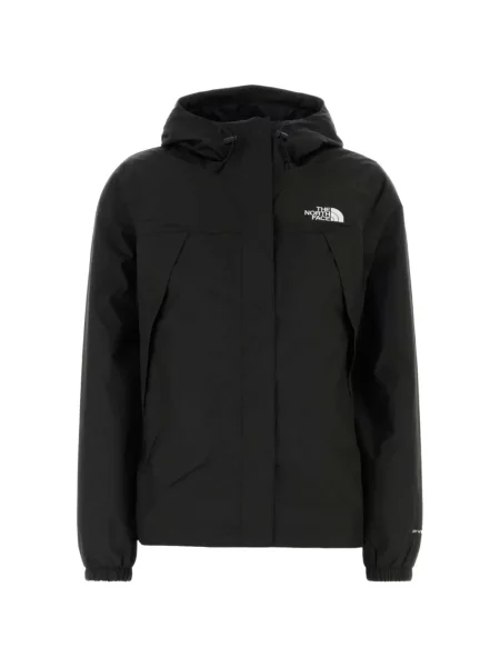 Geacă The North Face cu glugă negru