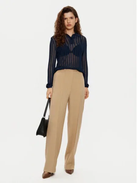 Tommy Hilfiger Kalhoty z materiálu béžová