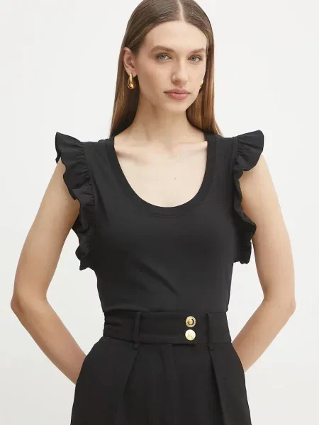 Silvian Heach t-shirt TANKI czarny