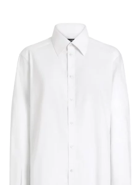 Cămașă Dolce & Gabbana din poplin alb
