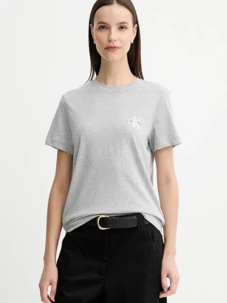 Calvin Klein Jeans tričko šedé